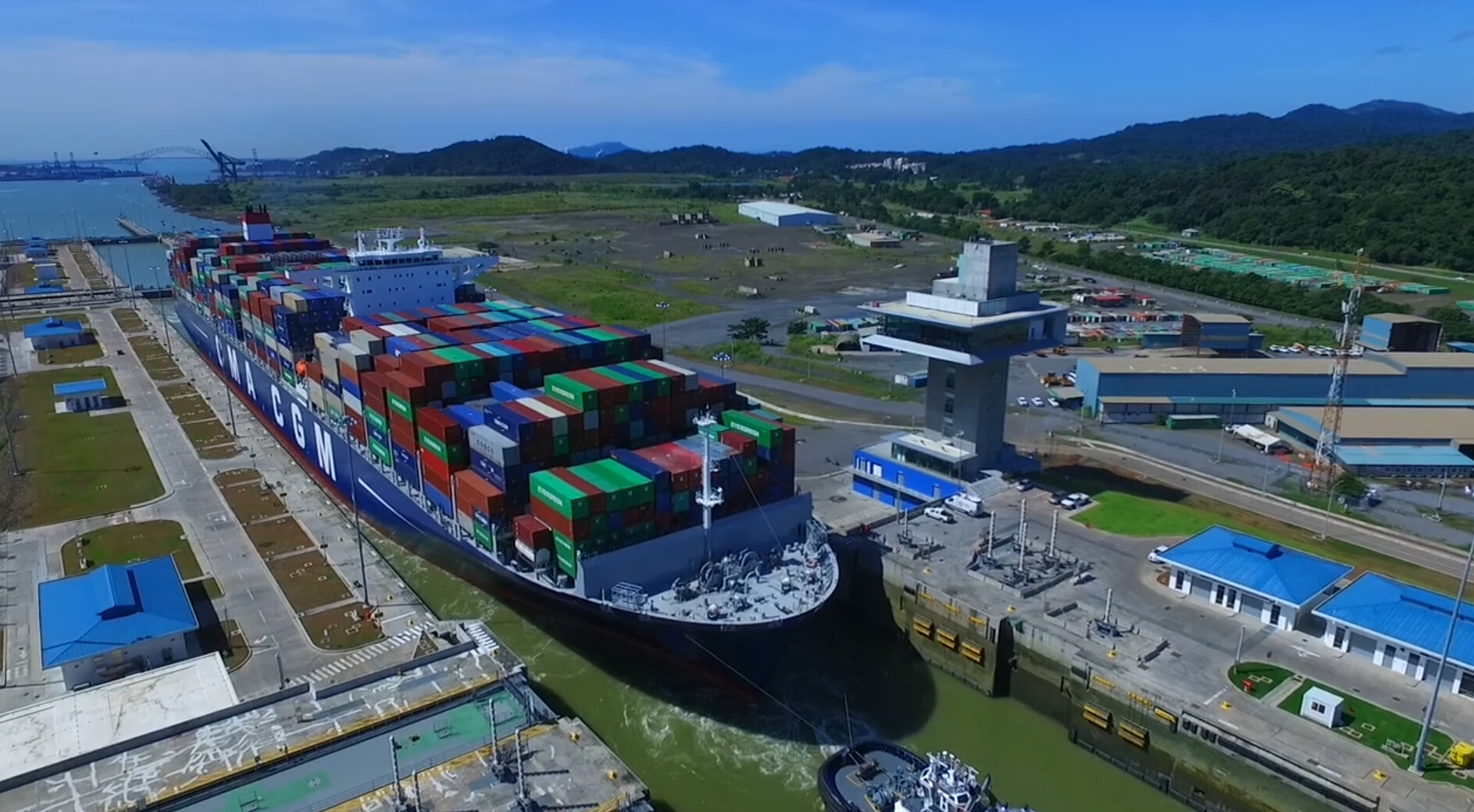 CMA CGM Theodore Roosevelt成為通過巴拿馬運河最大的集裝箱船